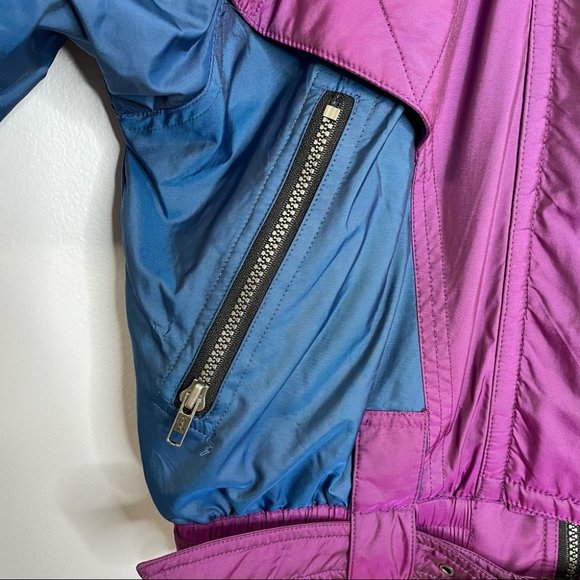 Ossi Ski Vintage Jacket Color Block Belted - Picture 5 of 13